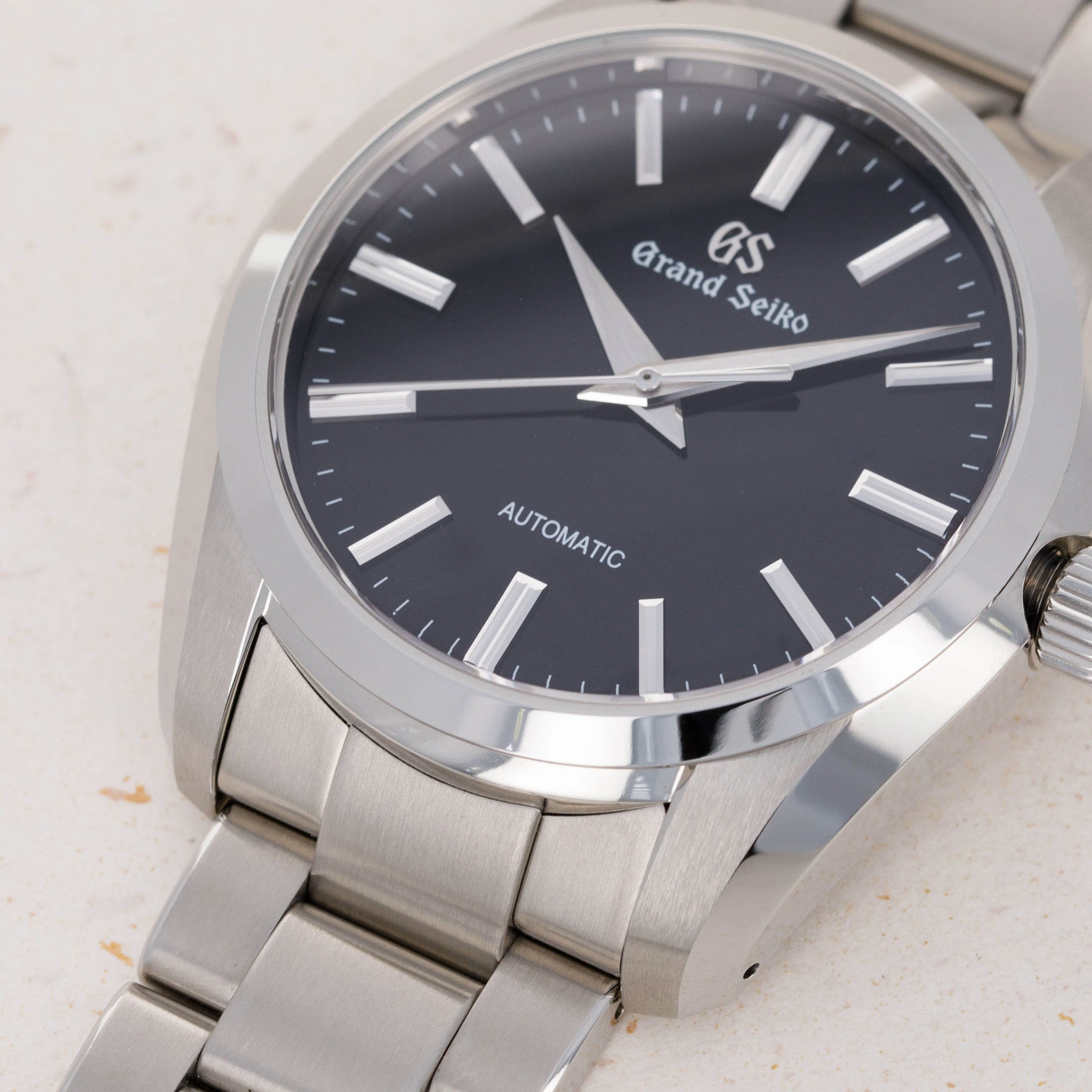 Grand Seiko Heritage SBGR301 42mm Stainless steel Black 2