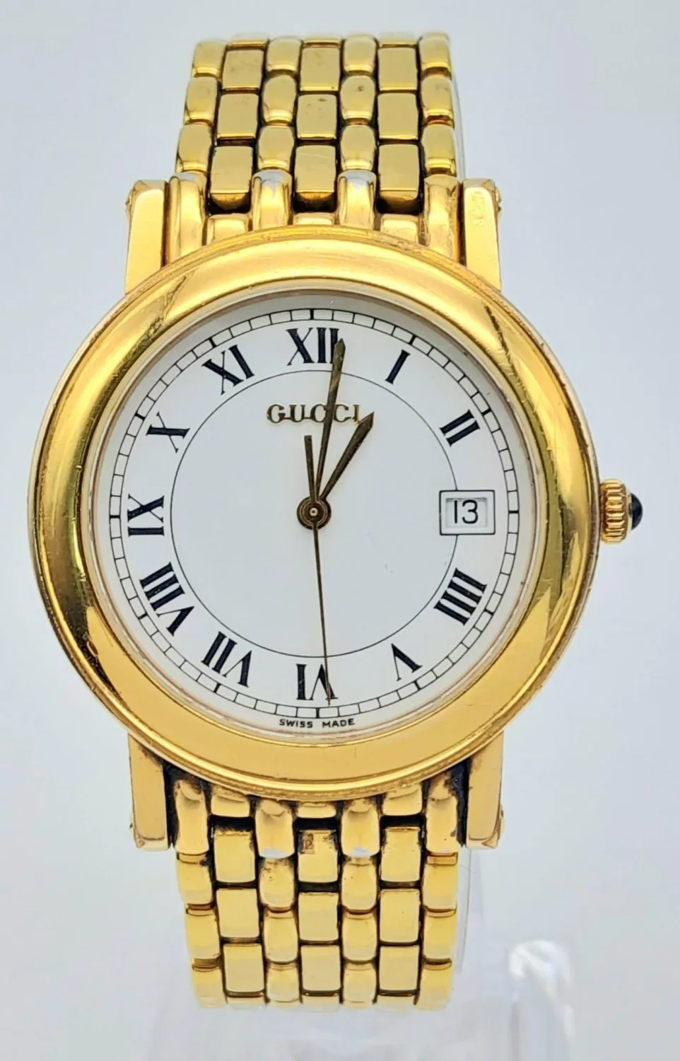 Gucci 37mm Yellow gold White