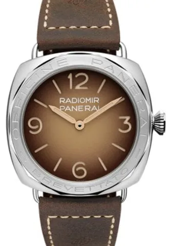 Panerai Radiomir PAM 00687 47mm Stainless steel Brown