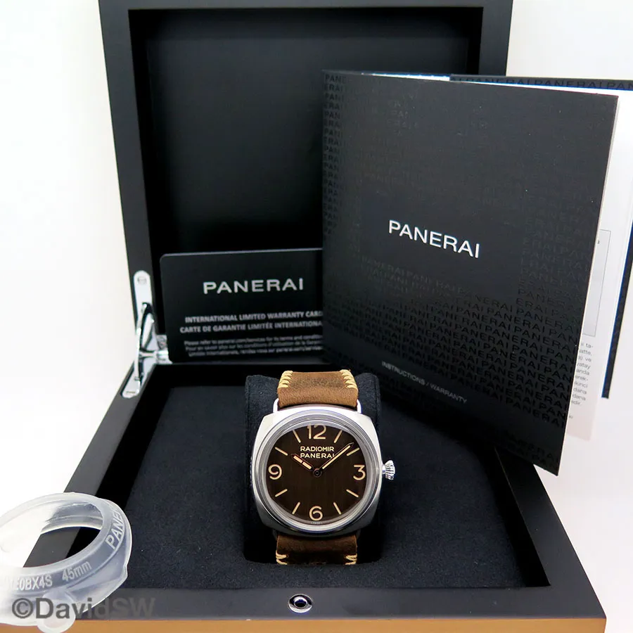 Panerai Radiomir PAM 1243 45mm Stainless steel Brown 1