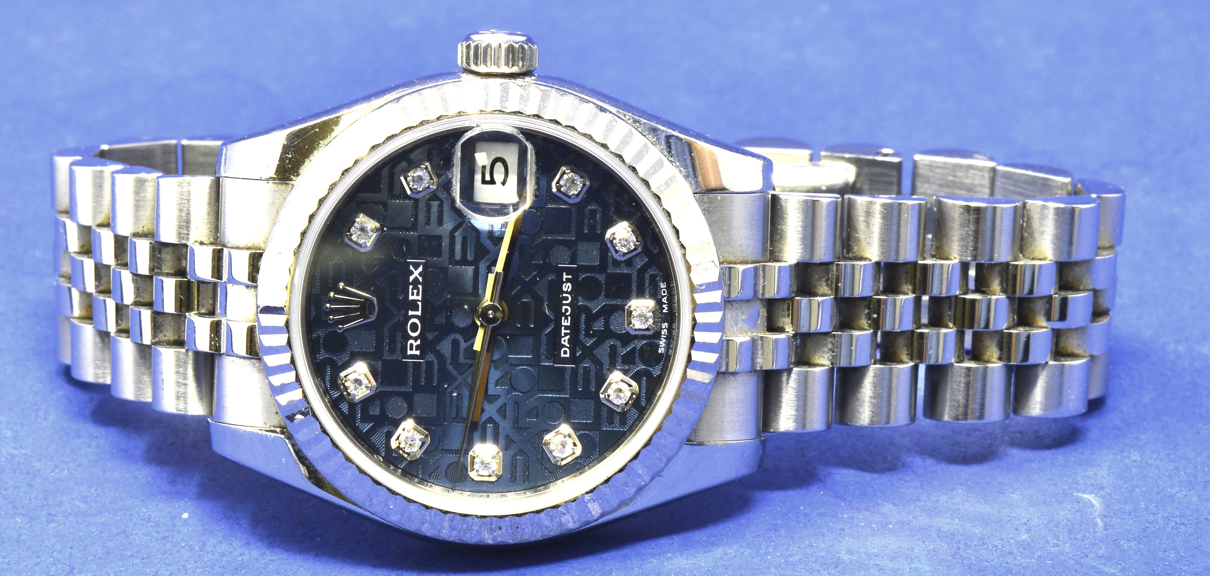 Rolex Datejust 31 178274 31mm Stainless steel Blue