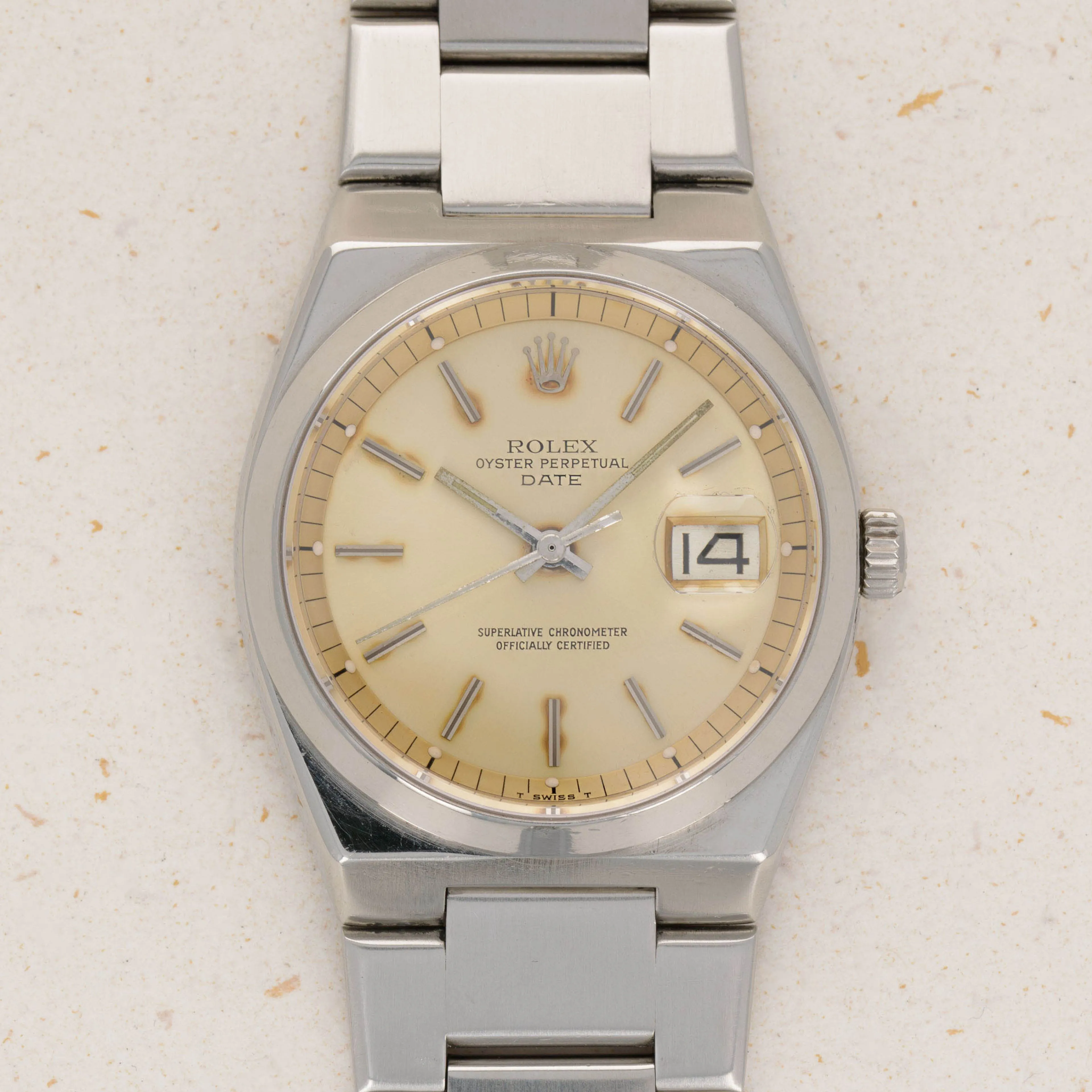 Rolex Oyster Perpetual Date 1530 36mm Stainless steel Silver