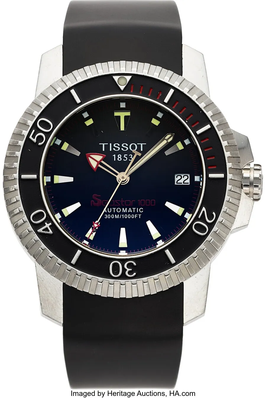 Tissot Seastar 1000 A464/564 44mm Stainless steel Black