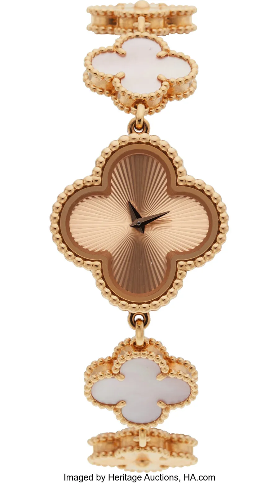 Van Cleef & Arpels Alhambra VCARO90100 22.5mm Rose gold Golden