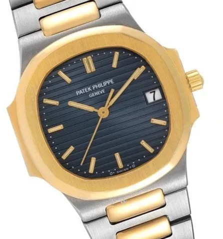 Patek Philippe Nautilus 3900 33mm Yellow gold and Stainless steel Blue