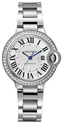 Cartier Ballon Bleu 28mm W4BB0015 28mm Stainless steel White