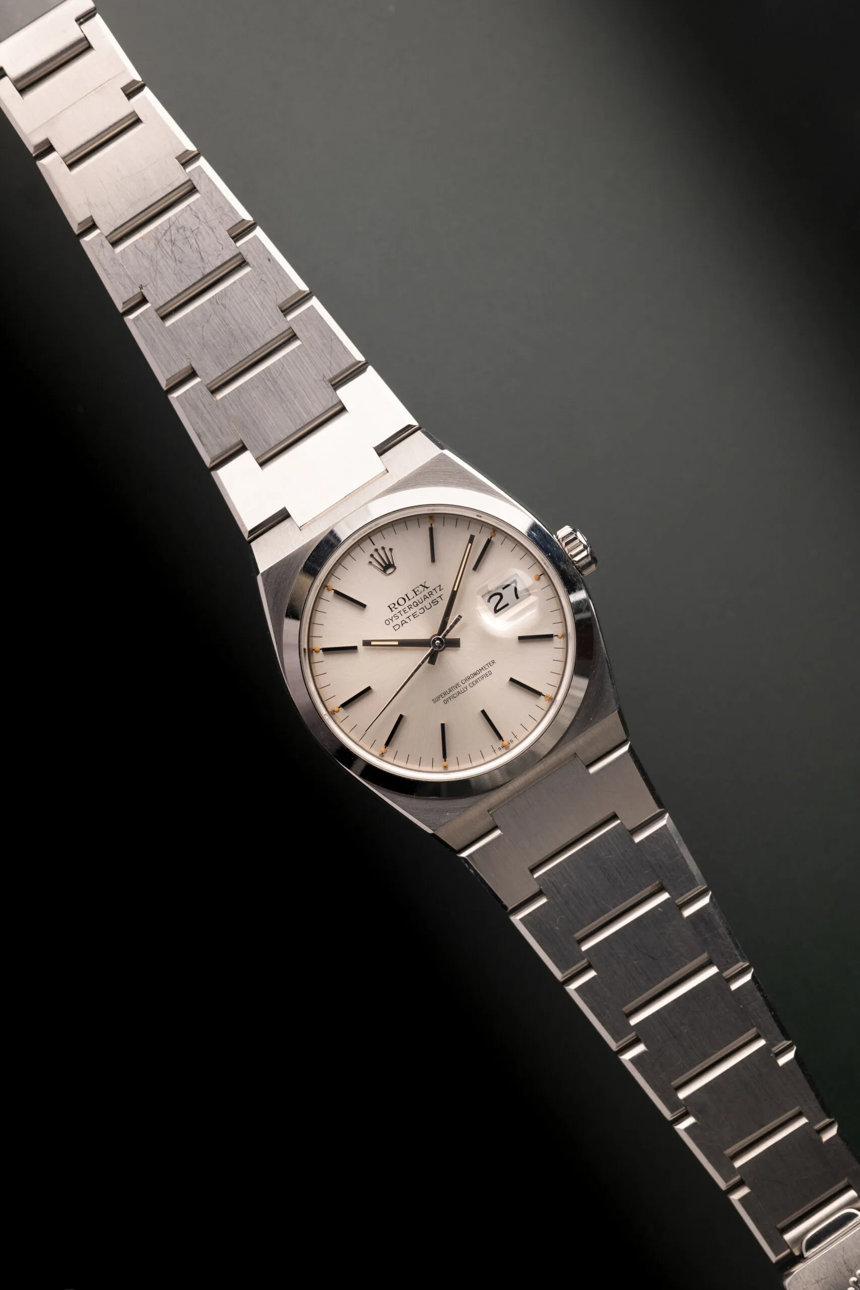 Rolex Datejust Oysterquartz 17000 Silver Silver