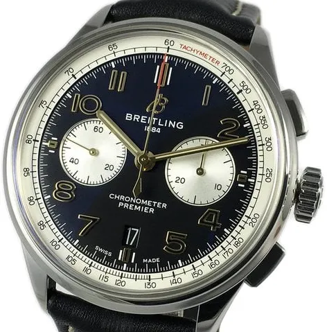 Breitling for Bentley AB0118A21B1X1 42mm Stainless steel Black