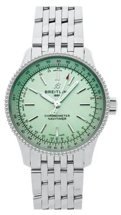 Breitling Navitimer A17395361L1A1 35mm Stainless steel Green