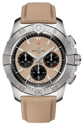 Breitling Avenger AB0147101A1X1 44mm Stainless steel Beige