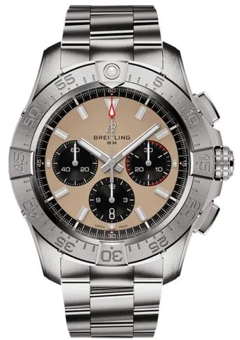 Breitling Avenger AB0147101A1A1 44mm Stainless steel Beige