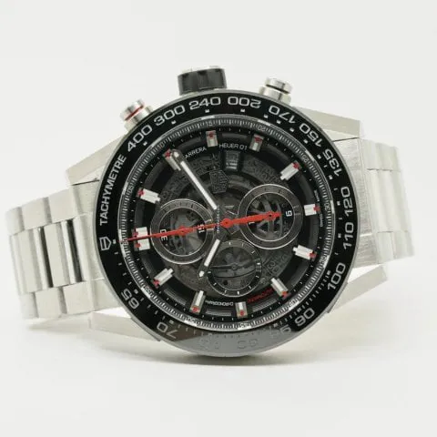 TAG Heuer Carrera CAR2A1W.BA0703 45mm Stainless steel Skeleton