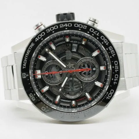 TAG Heuer Carrera CAR2A1W.BA0703 45mm Stainless steel Skeleton