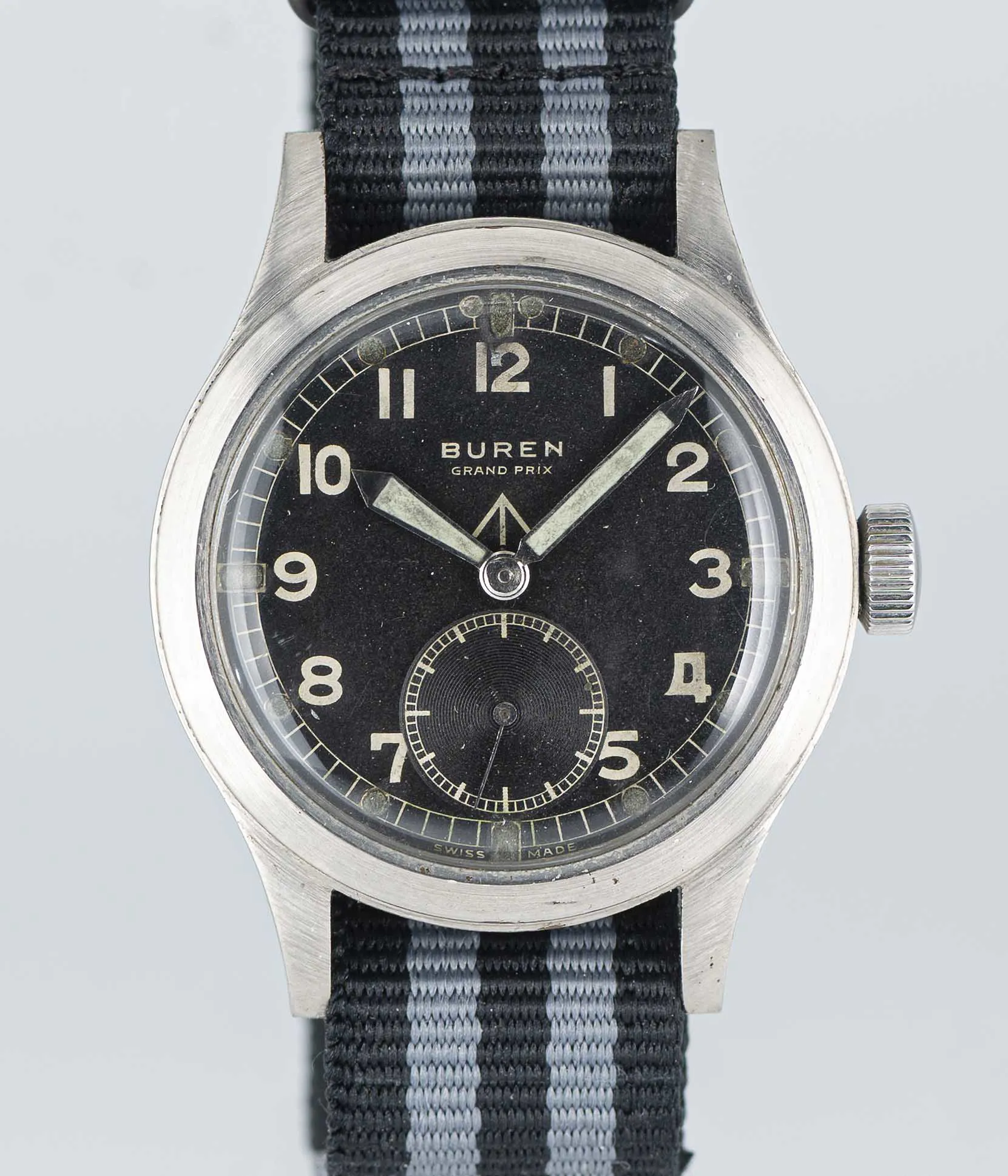 Buren Grand Prix 36.5mm Nickel Black