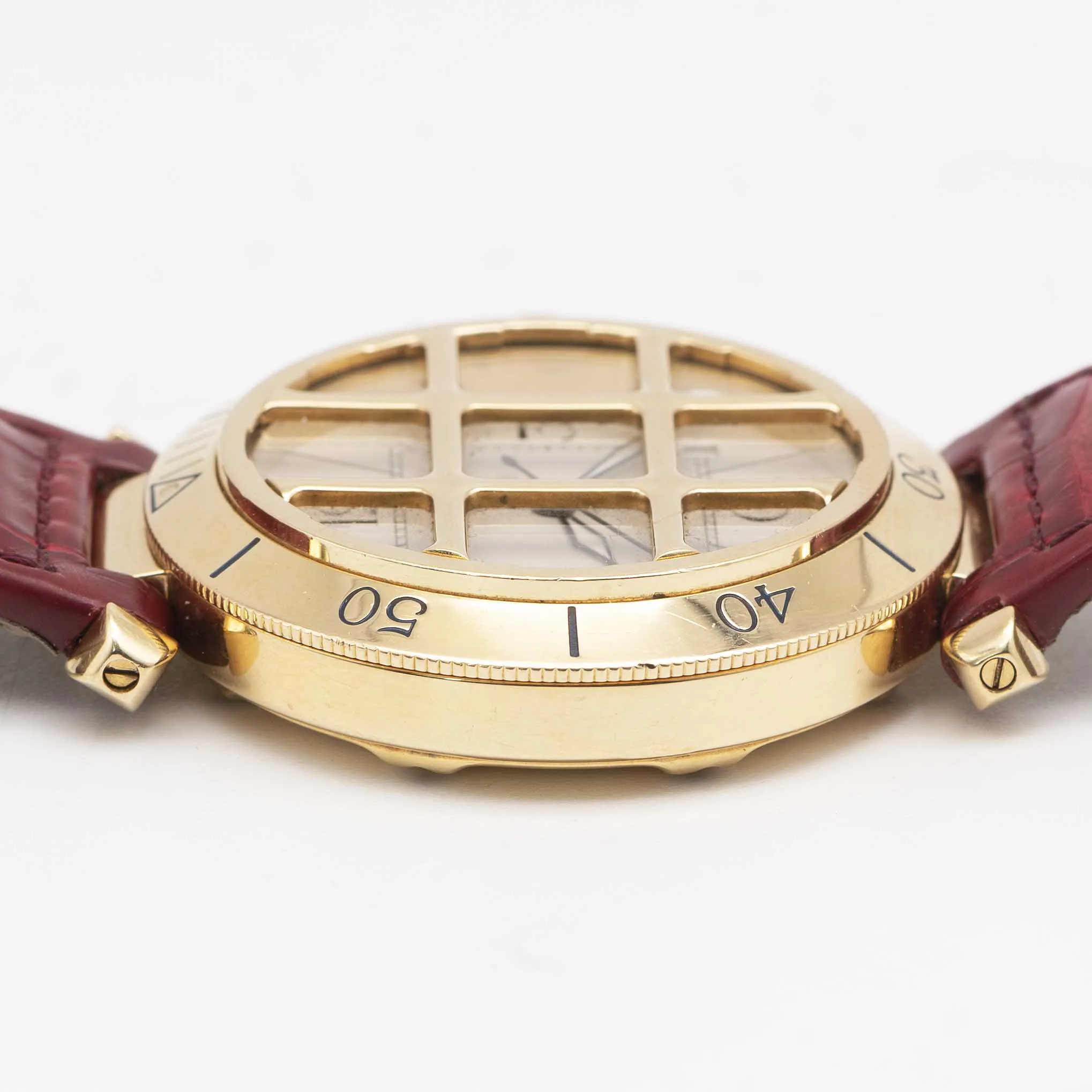 Cartier Pasha 1021 1 38mm Yellow gold White 7