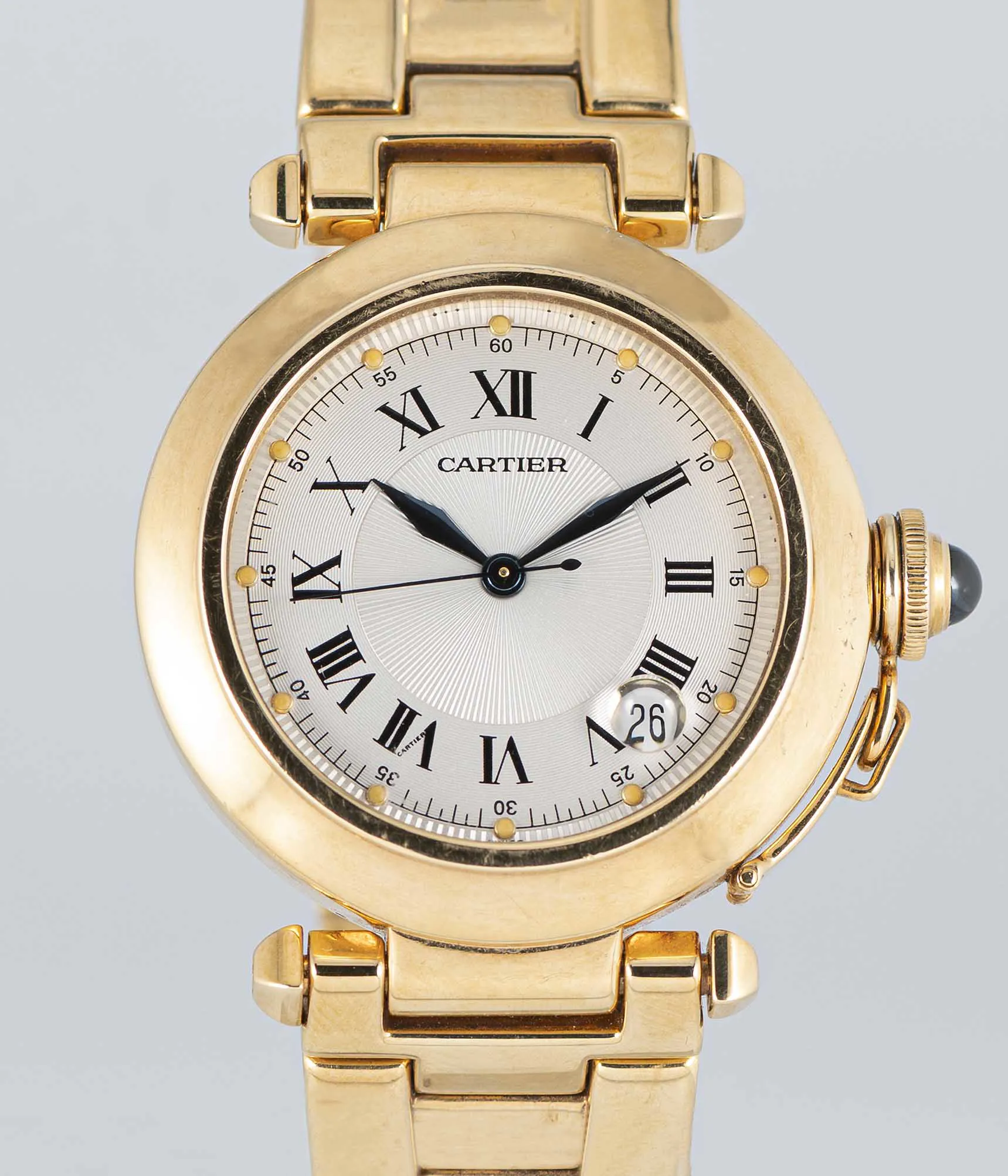 Cartier Pasha 820901 38mm Yellow gold White