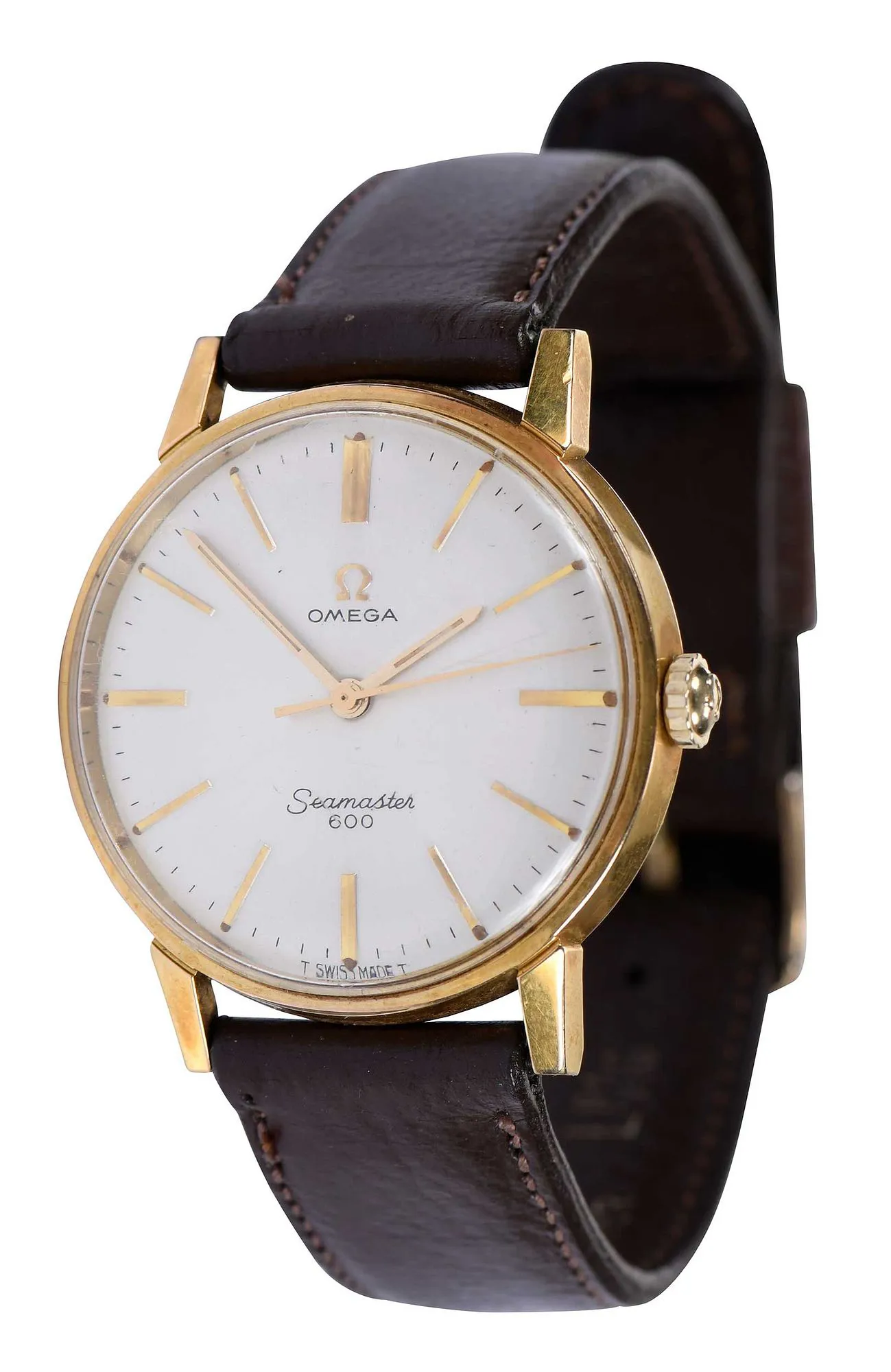 Omega Seamaster 600 34mm Yellow gold Silver