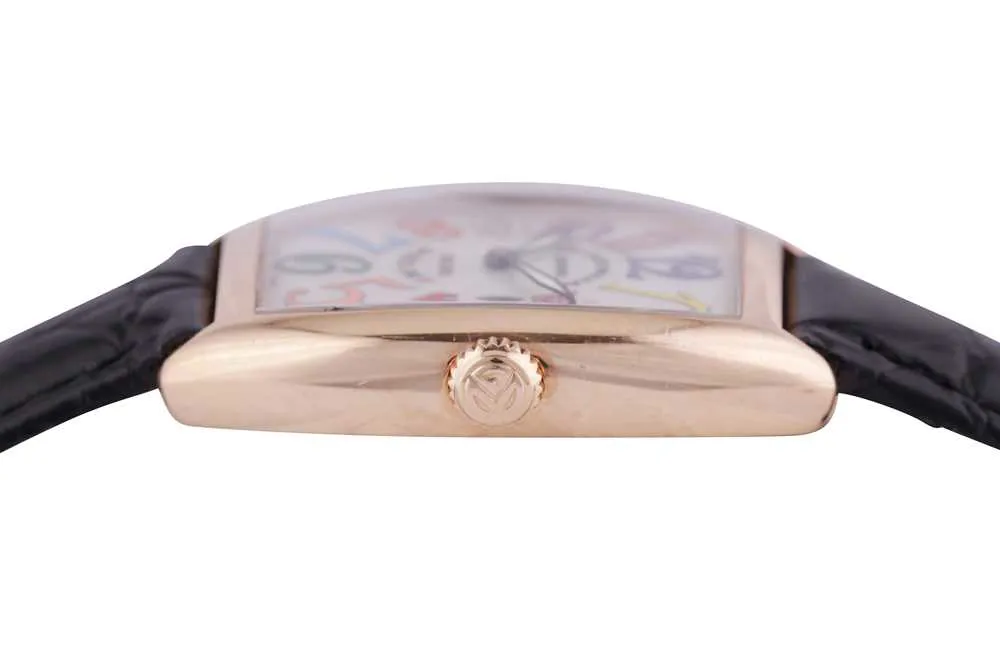 Franck Muller Color Dreams 7502 QZ 29mm Rose gold White 2