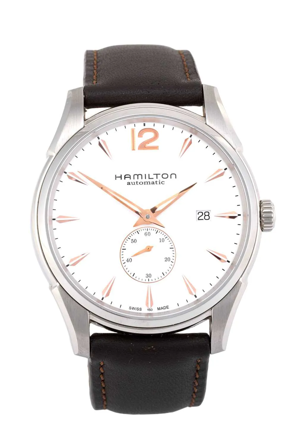 Hamilton Jazzmaster H386550 42mm Stainless steel White