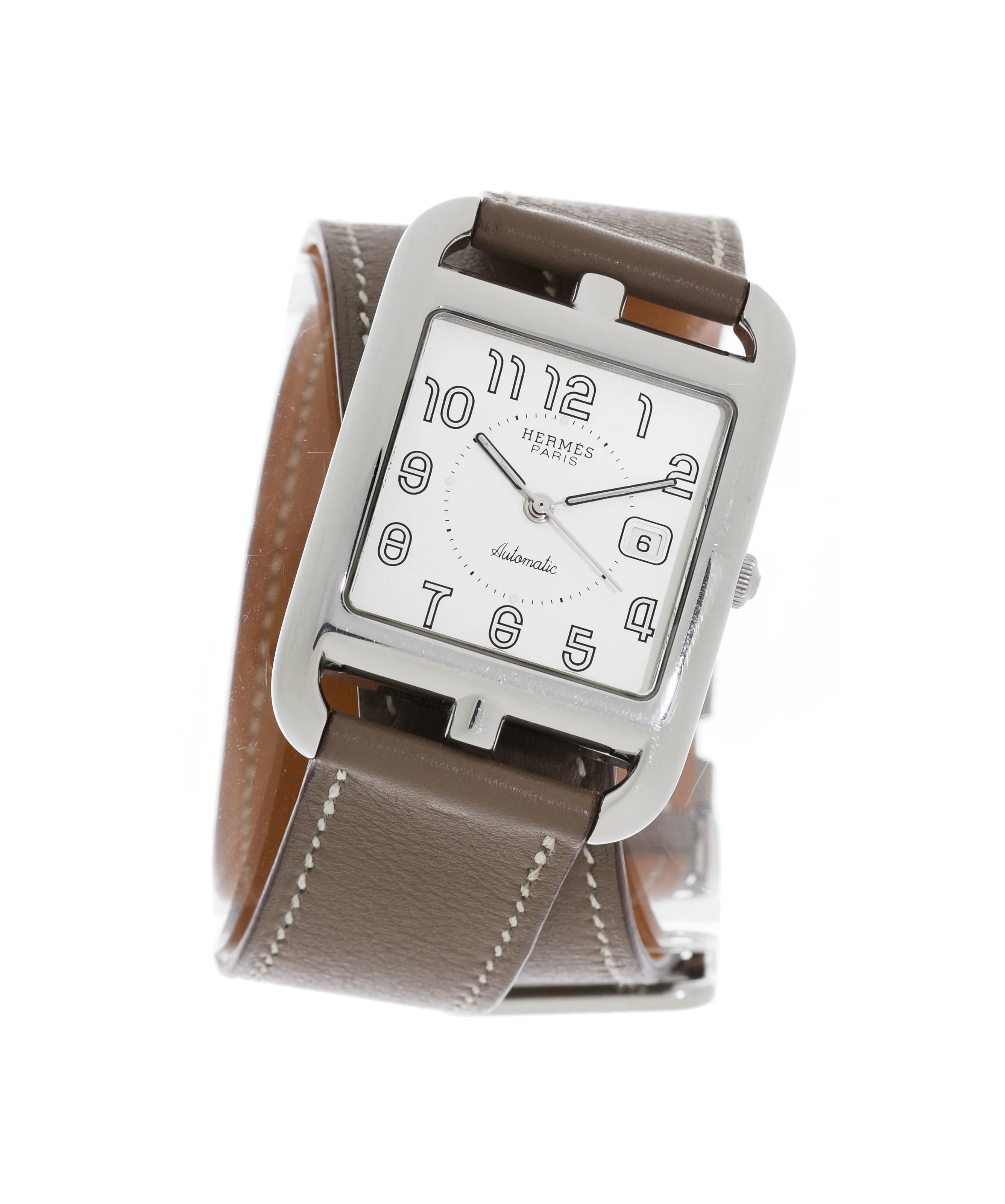 Hermès Cape Cod CC1.710 29mm Stainless steel White