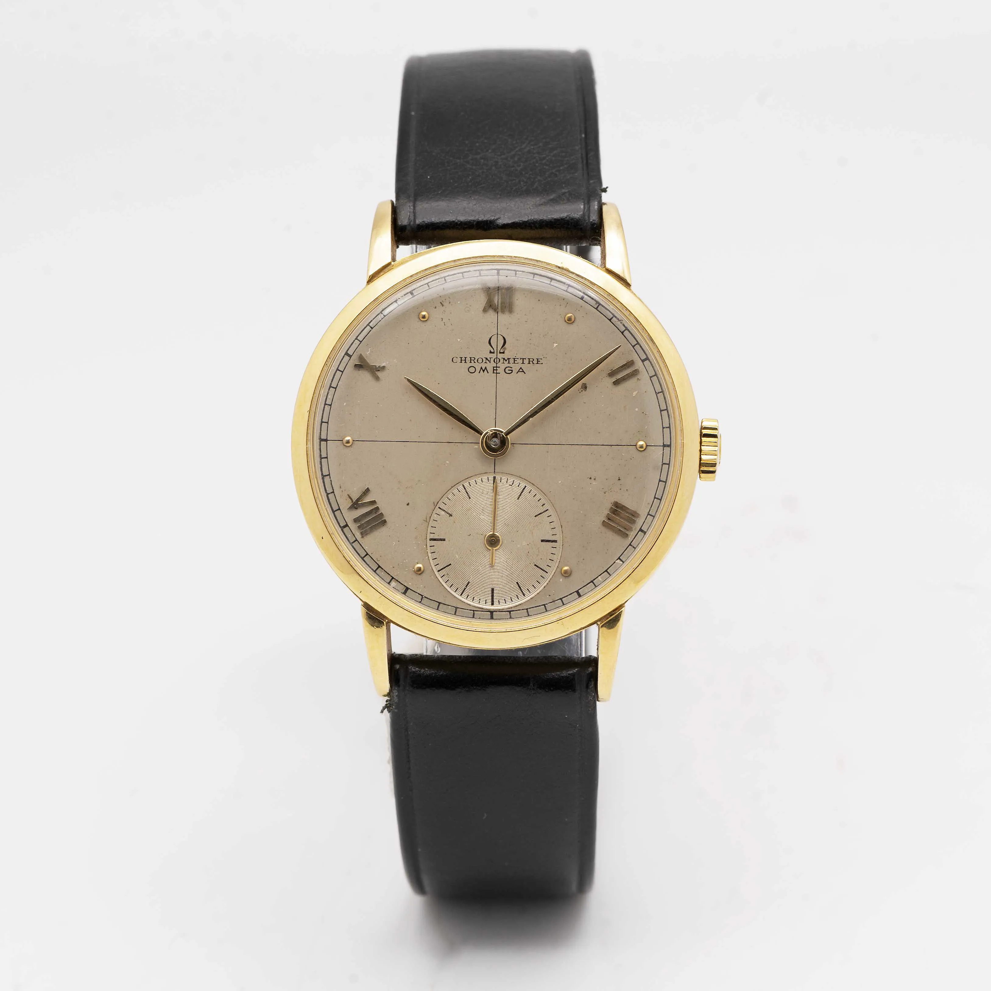 Omega Chronomètre 10763270 33mm Yellow gold Silver 3