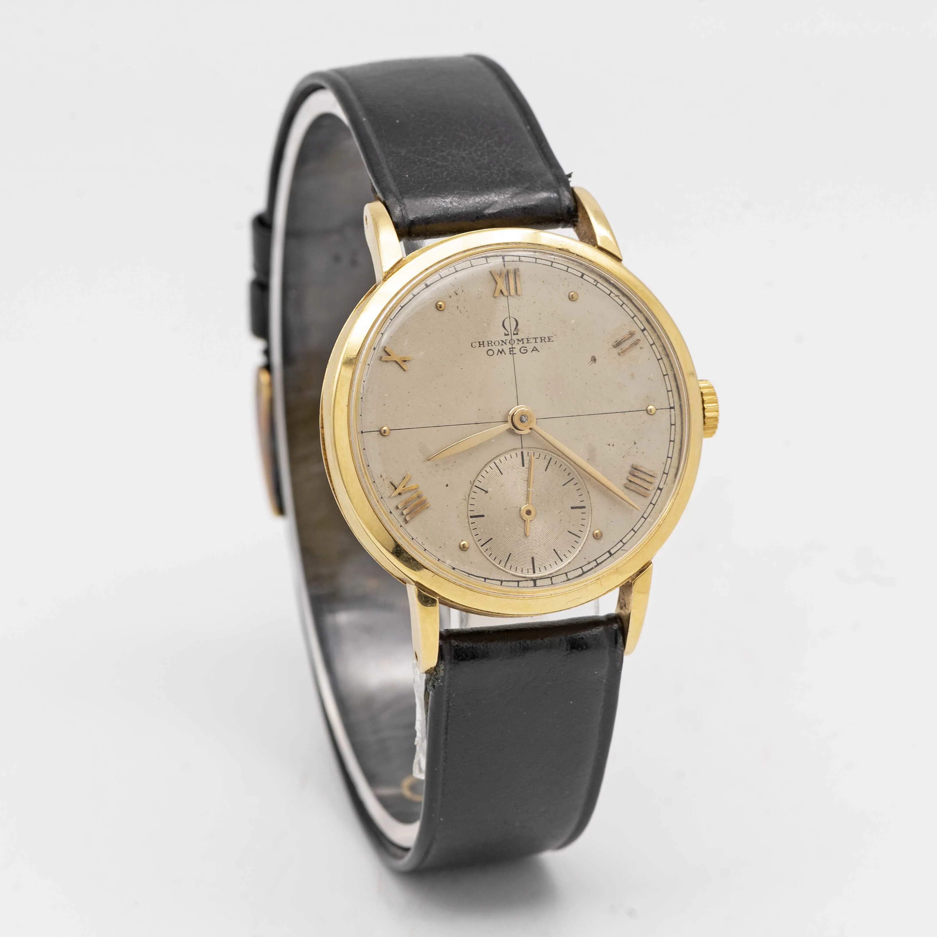 Omega Chronomètre 10763270 33mm Yellow gold Silver 5