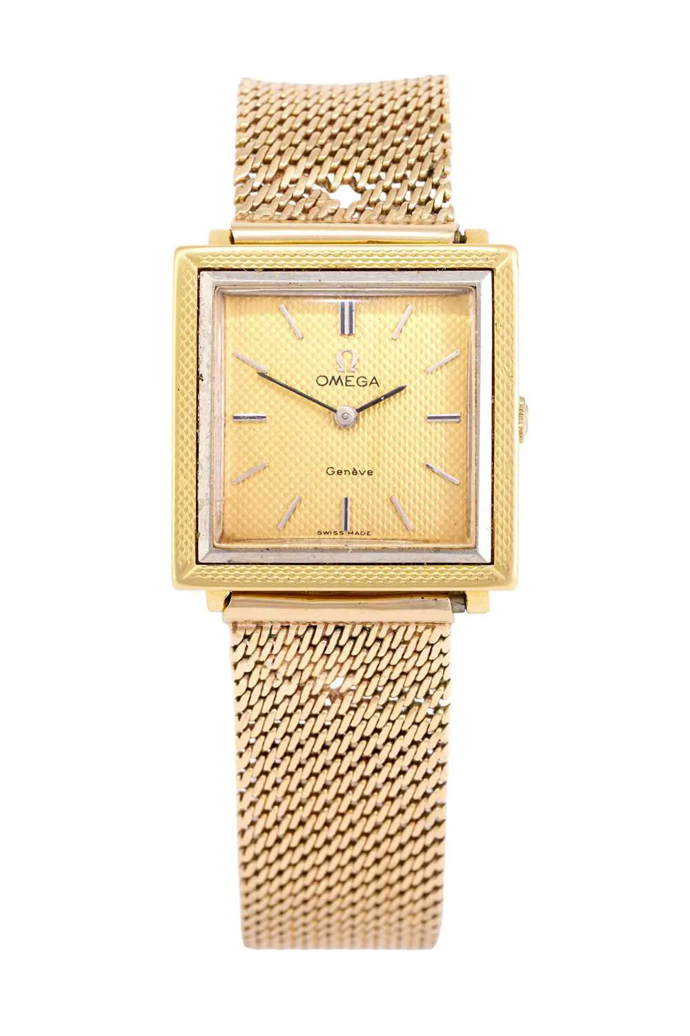 Omega Genève 27mm Yellow gold Champagne