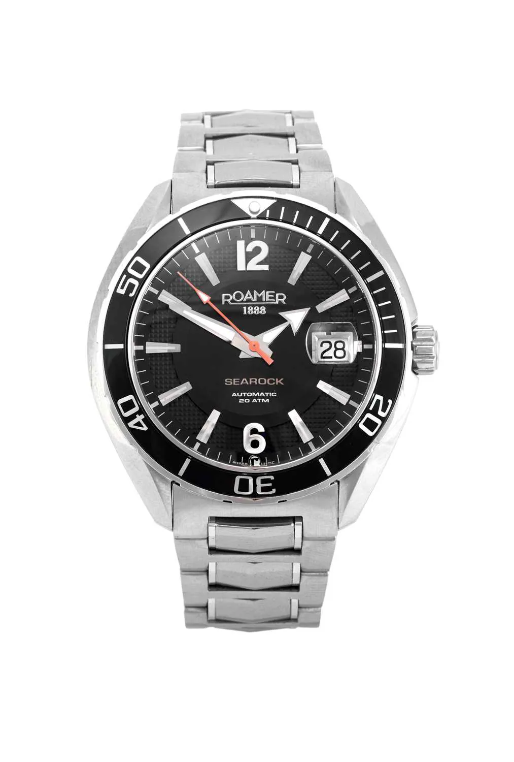 Roamer Searock 211633 44mm Stainless steel Black