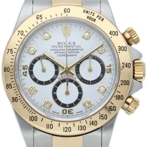 Rolex Daytona 16523 40mm Yellow gold White