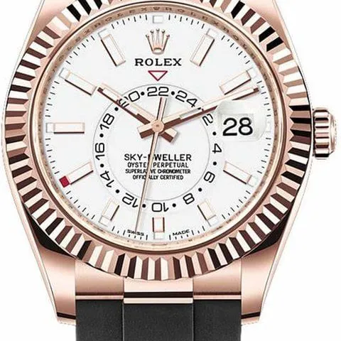 Rolex Sky-Dweller 326235 42mm Rose gold White