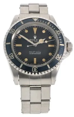 Rolex Submariner 5513 40mm Stainless steel Black