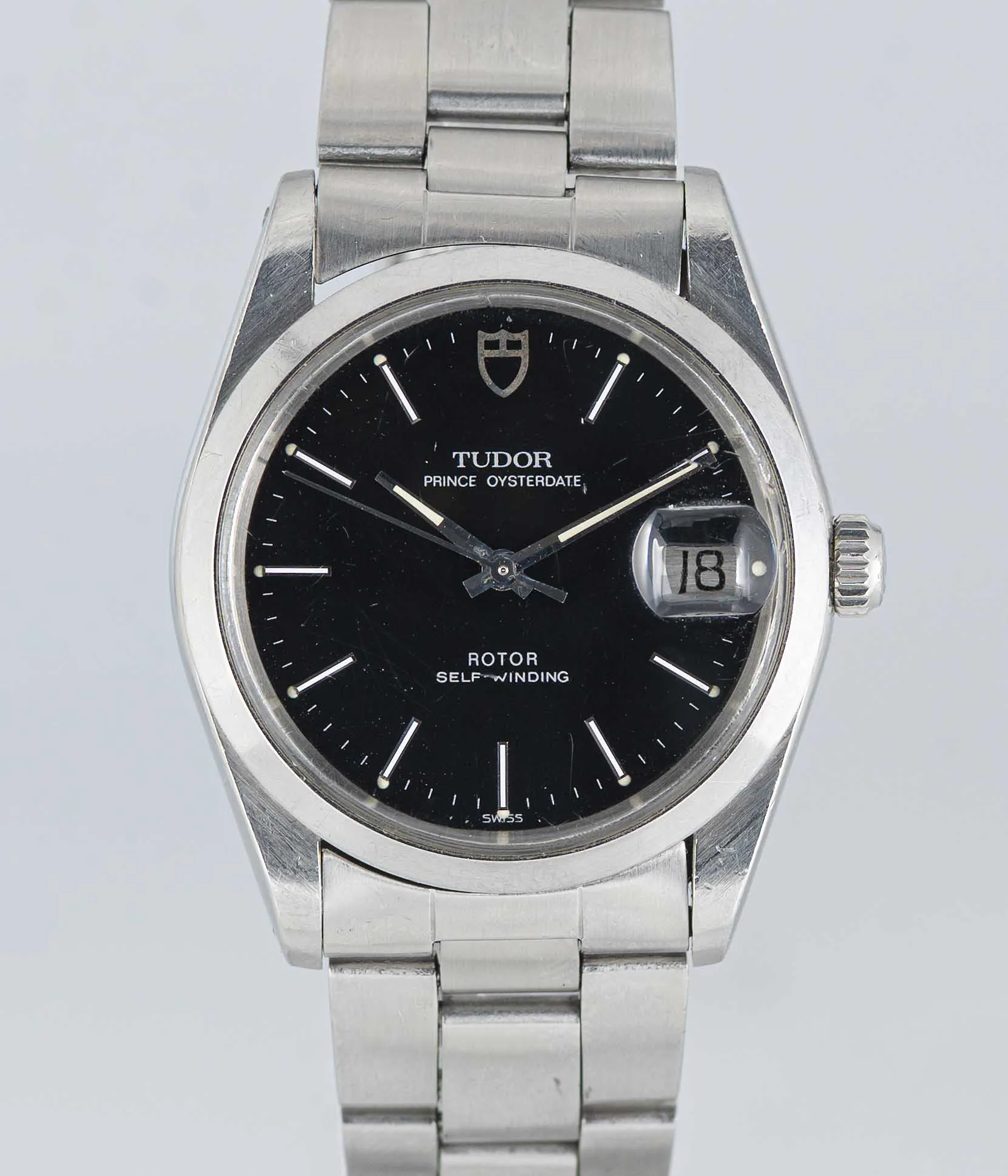 Tudor Prince 74000N 35mm Stainless steel Black