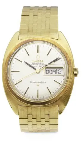 Omega Constellation 168.019 35mm Yellow gold Silver