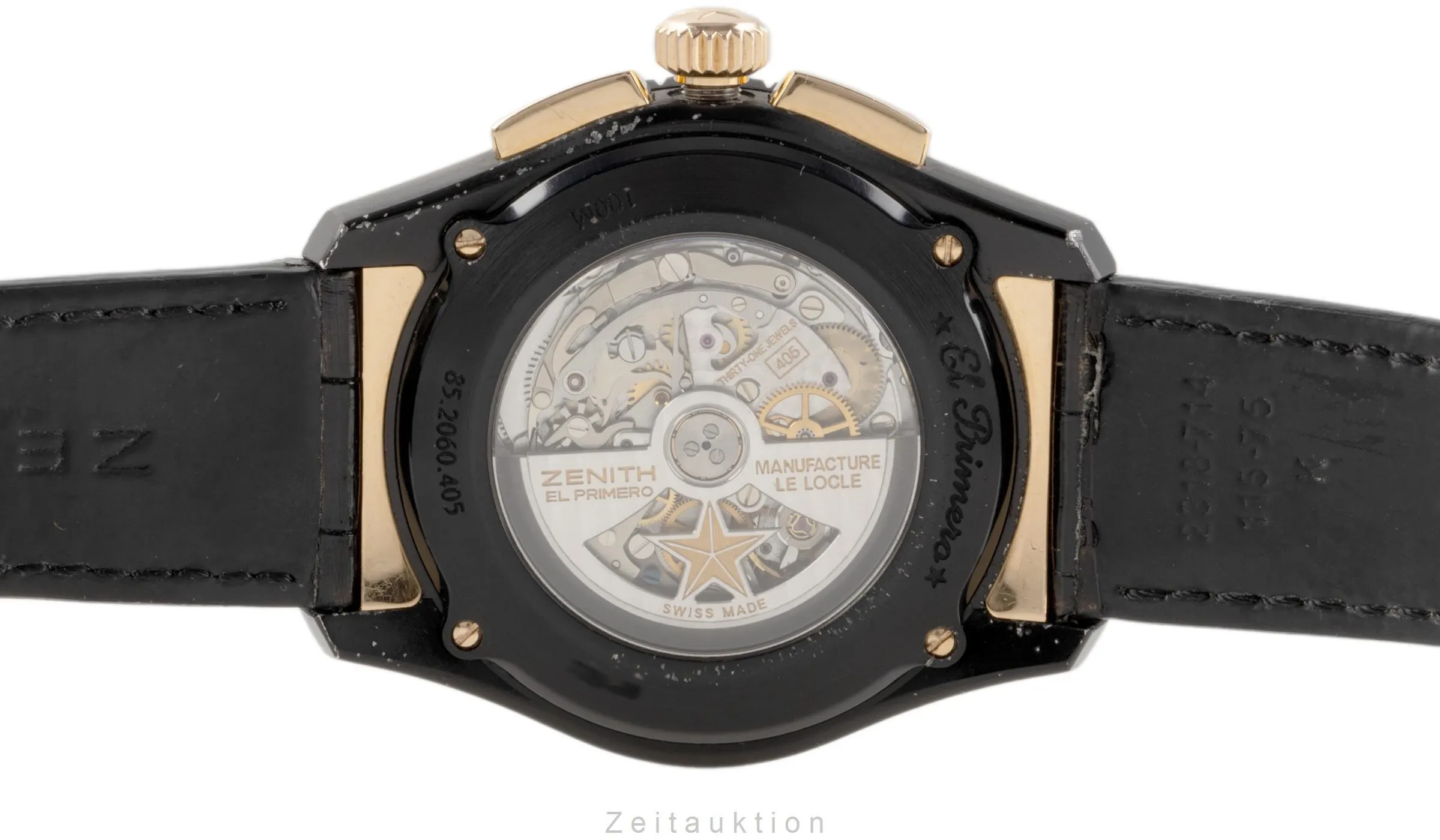 Zenith El Primero Stratos Flyback 85.2060.405/23.C714 45.5mm Yellow gold and Stainless steel Black 8