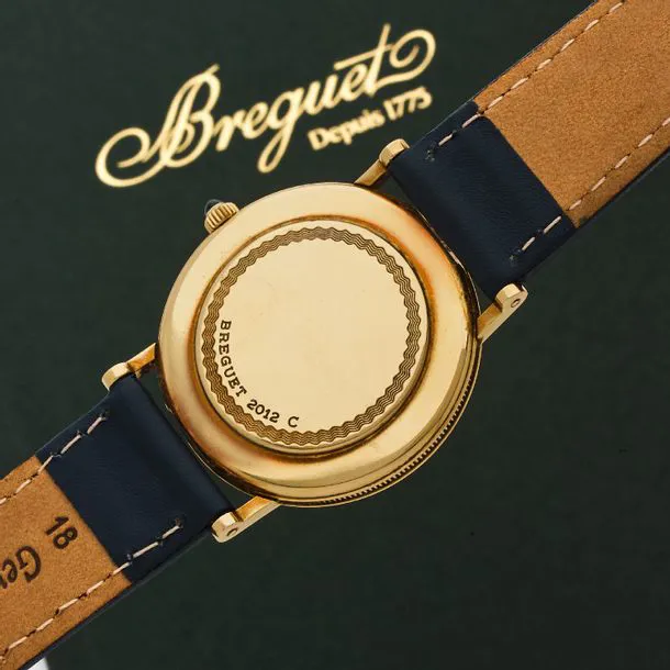 Breguet 3290 33mm Yellow gold Silver 1