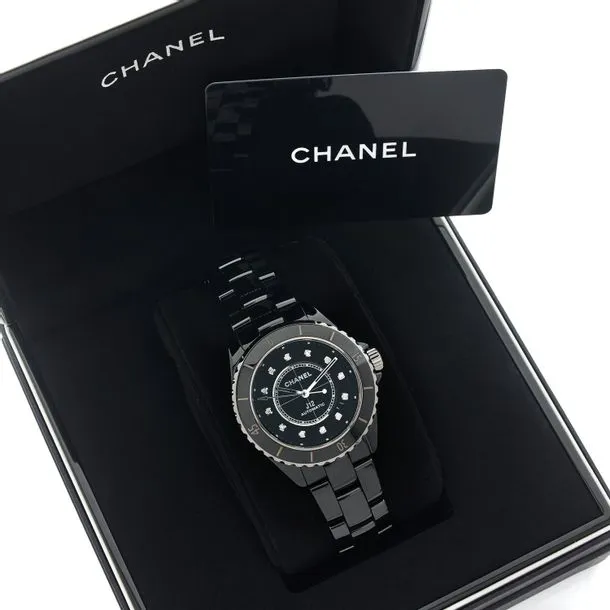 Chanel J12 39mm Ceramic and Stainless steel Black 1