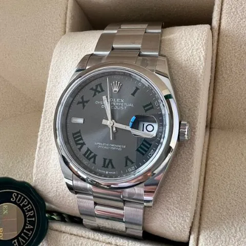 Rolex Datejust 36 126200 36mm Stainless steel Grey