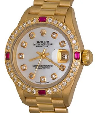 Rolex Lady-Datejust 69178 26mm Yellow gold Mother-of-pearl