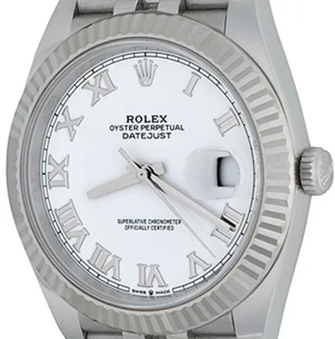 Rolex Datejust 41 126334 41mm Stainless steel White