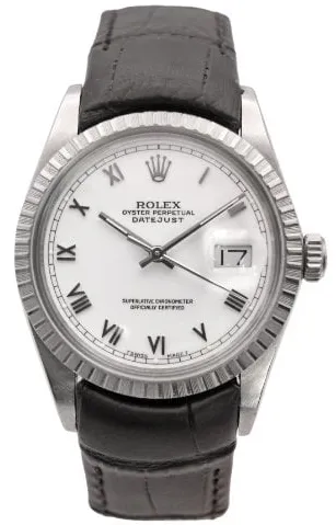 Rolex Datejust 36 16030 36mm Stainless steel White