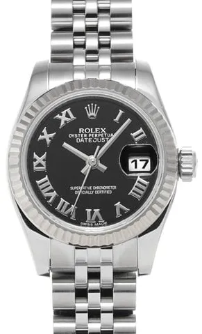 Rolex Lady-Datejust 179174 26mm Stainless steel Black