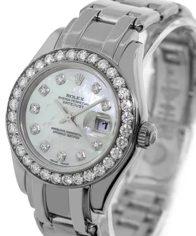 Rolex Pearlmaster 80299 29mm White gold Mother-of-pearl