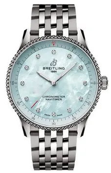 Breitling Navitimer A77320171C1A1 32mm Stainless steel Blue