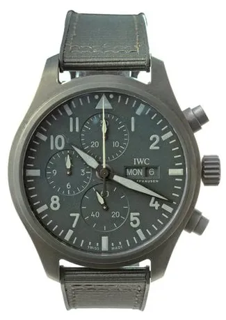 IWC Pilot Chronograph Top Gun IW389106 44.5mm Ceramic Green