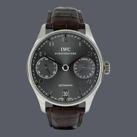 IWC Portugieser IW500106 nullmm White gold Grey