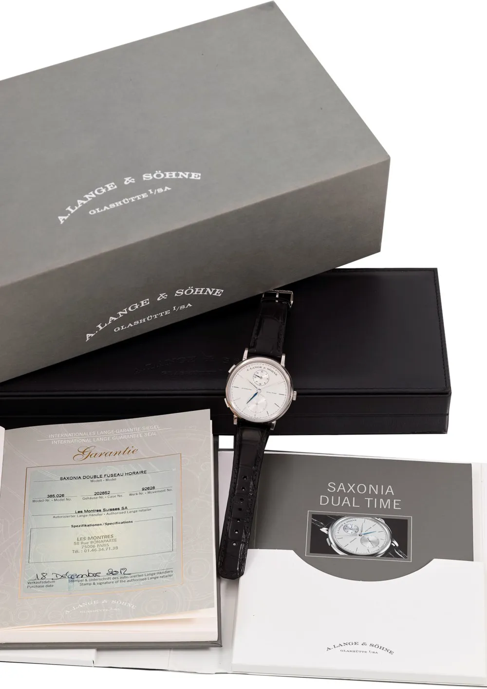 A. Lange & Söhne 385.026 40mm White gold Silver 1