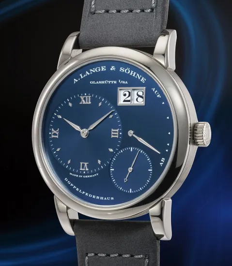 A. Lange & Söhne Lange 1 101.027 38.5mm White gold Blue