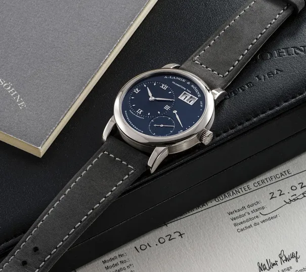 A. Lange & Söhne Lange 1 101.027 38.5mm White gold Blue 2