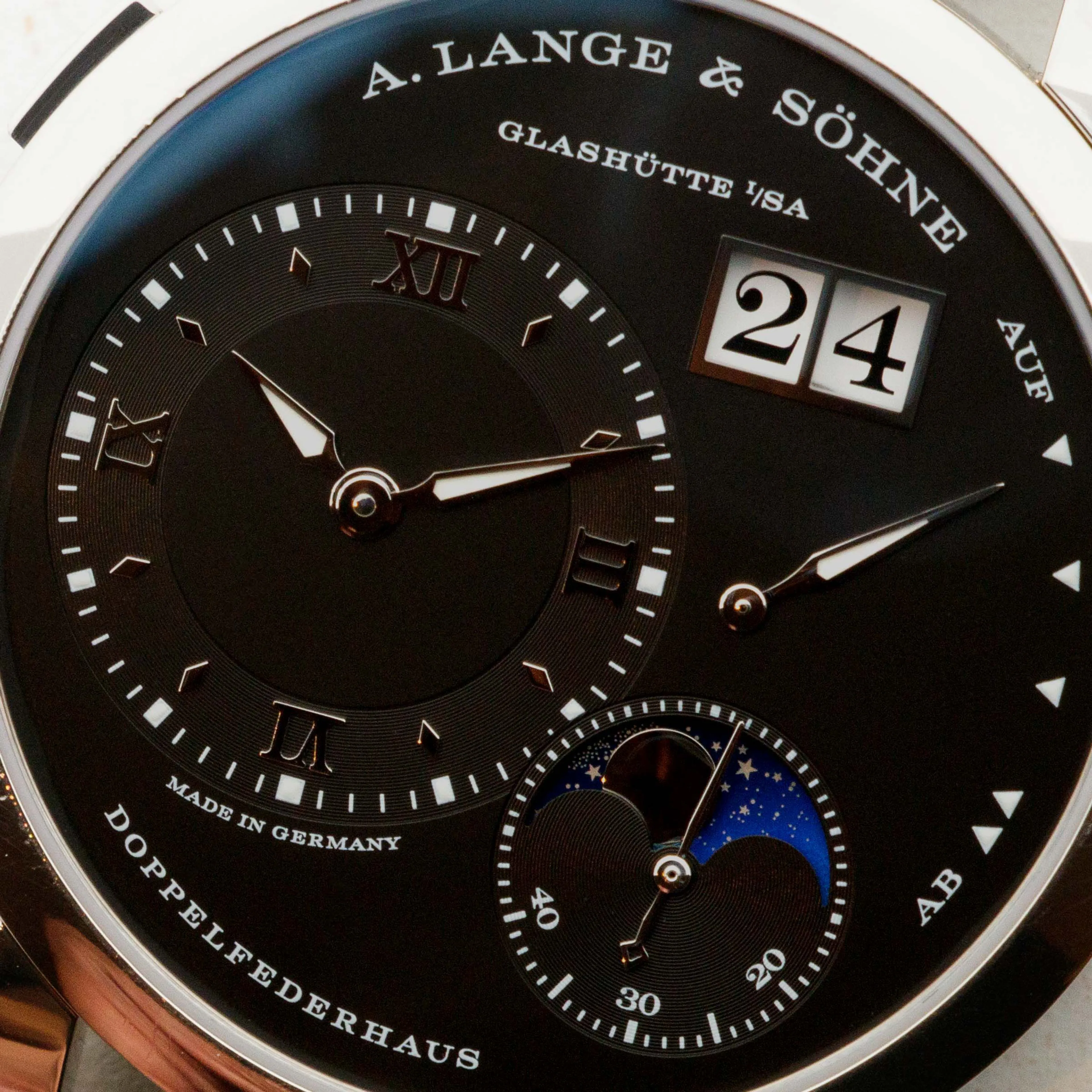 A. Lange & Söhne Lange 1 192.029 38.5mm White gold Black 10