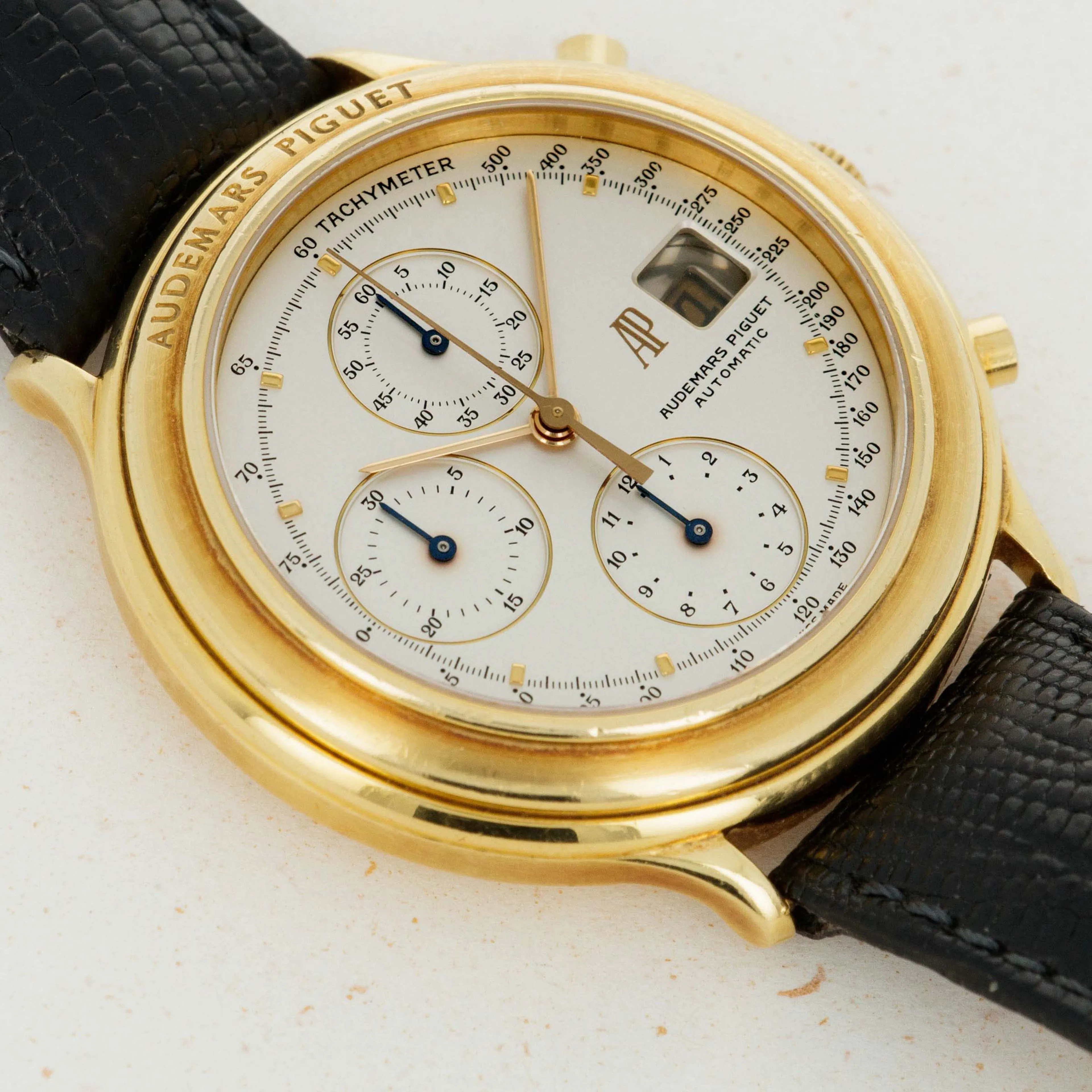 Audemars Piguet Huitième Chronograph 25644BA 40.5mm Yellow gold White 1